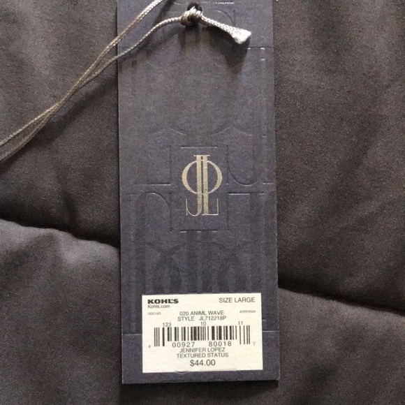 Jennifer Lopez animal wave texture style sleeveless shirt.Size Large Brand New. - Picture 7 of 8